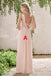 Mismatched Sequin Top Bridesmaid Dress, Chiffon Floor-Length Bridesmaid Dress, D220