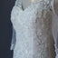 Long Wedding Dress, Applique Wedding Dress, Tulle Bridal Dress, Long Sleeve Wedding Dress, Lace Wedding Dress, Wedding Dress with Train, Backless Wedding Dress, LB0390