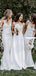 Elegant Sheath Mermaid Spaghetti Straps Floor-length Bridesmaid Dress, FC5313