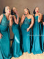 Stunning Mermaid One-Shoulder Sexy Long Bridesmaid Dress, FC6175