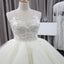 Vantage Lace Unique Design Ivory Tulle Wedding Dresses, Gorgeous Bridal Gown, WD0074