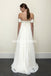 New Arrival Off Shoulder Lace Wedding Dress, Charming Tulle A-Line Backless Wedding Dress, D808