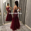 Sweetheart Neckline Mermaid Tulle Backless Beaded Prom Dress, FC1265